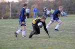 DSC_0383 Eldred’s 10th grade goalie Travis Steimle.
