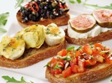Assorted crostini