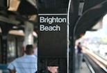 Brighton beach train sign