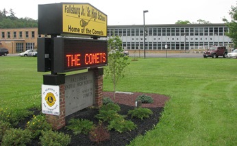 Sign at Front Lawn 6-14-10