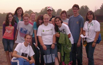 4-H Teens Geocache on Walnut Mt