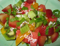 Exotic fruit salad