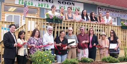 Peace, Love, and Ice Cream Ribbon Cutting