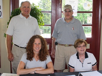 Registration Table--Lions-Steingart Golf Tournament 7-2010