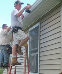 Gutter Installation for HFH by Dean 002
