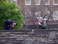 on the edge of the flood