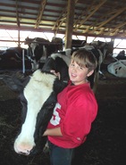 Cow Jenny and her human friend, 11-year-old Eddie Syke of the Beechwoods, dish the dirt down on the farm.