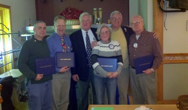 Rotary induction & Paul Harris Fellow Presentation Jan. 19, 2011