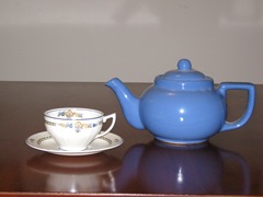 Blue Pot & Cup