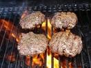 Grilling hamburgers