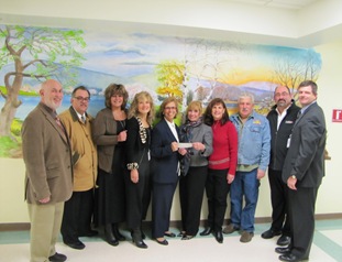 WSUL WVOS HEART A THON CHECK PRESENTATION