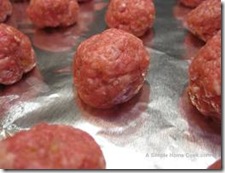 Precooked sweet and sour meatballs