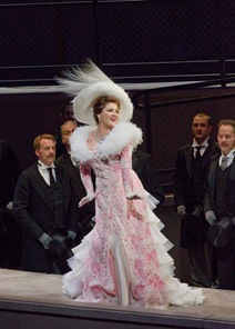 Anna Netrebko as the title character in Massenet's "Manon."
Photo: Ken Howard/Metropolitan Opera
Taken during the rehearsal on March 22, 2012 at the Metropolitan Opera, New York City.
