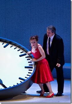 Natalie Dessay as Violetta and Matthew Polenzani as Alfredo in Verdi's "La Traviata."
Photo: Marty Sohl/Metropolitan Opera
Taken March 30, 2012 at the Metropolitan Opera in New York City.