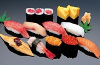 Assorted sushi