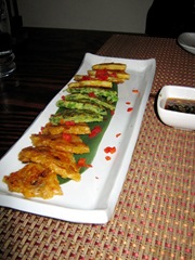 Assorted veggie pancakes at Hangawi 2012_reduced image