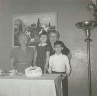 Janet's 5th B'day with the Grandmas 001