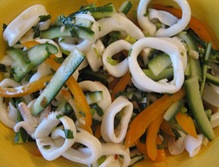 Close-up calamari salad_reduced image