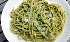 linguine with pesto